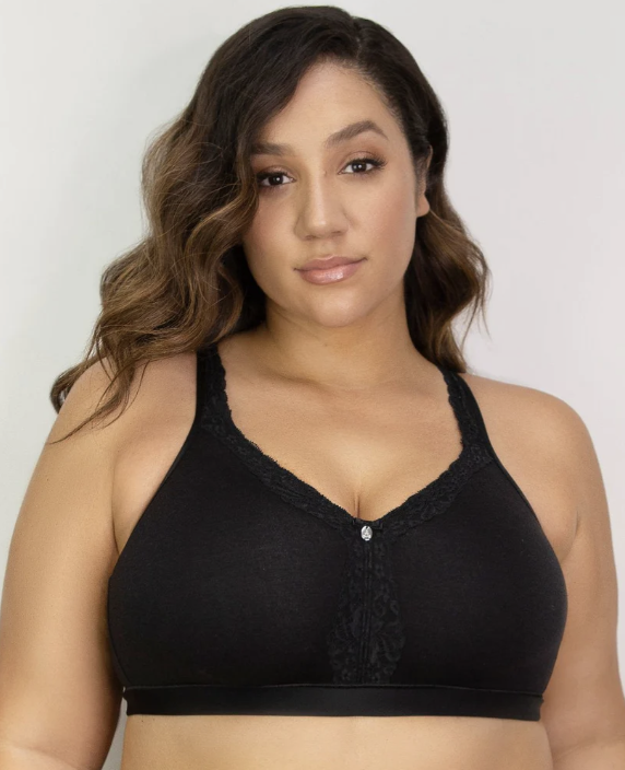 Cotton Luxe Unlined Underwire - Black